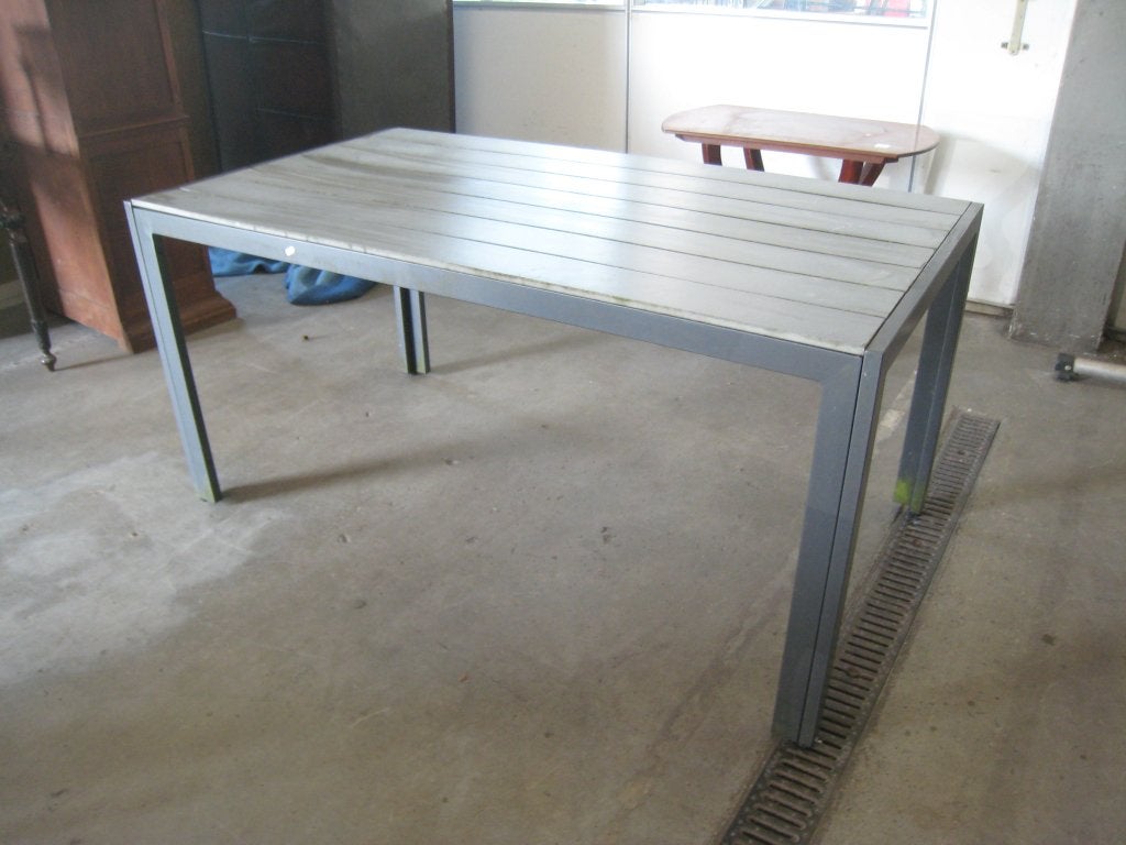 Aluminium tuintafel, Niet ingevuld, Gebruikt, Niet ingevuld, Niet ingevuld