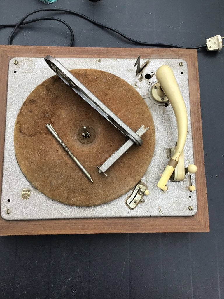 Foto 4 van Vintage Phillips platenspeler uit de jaren 50