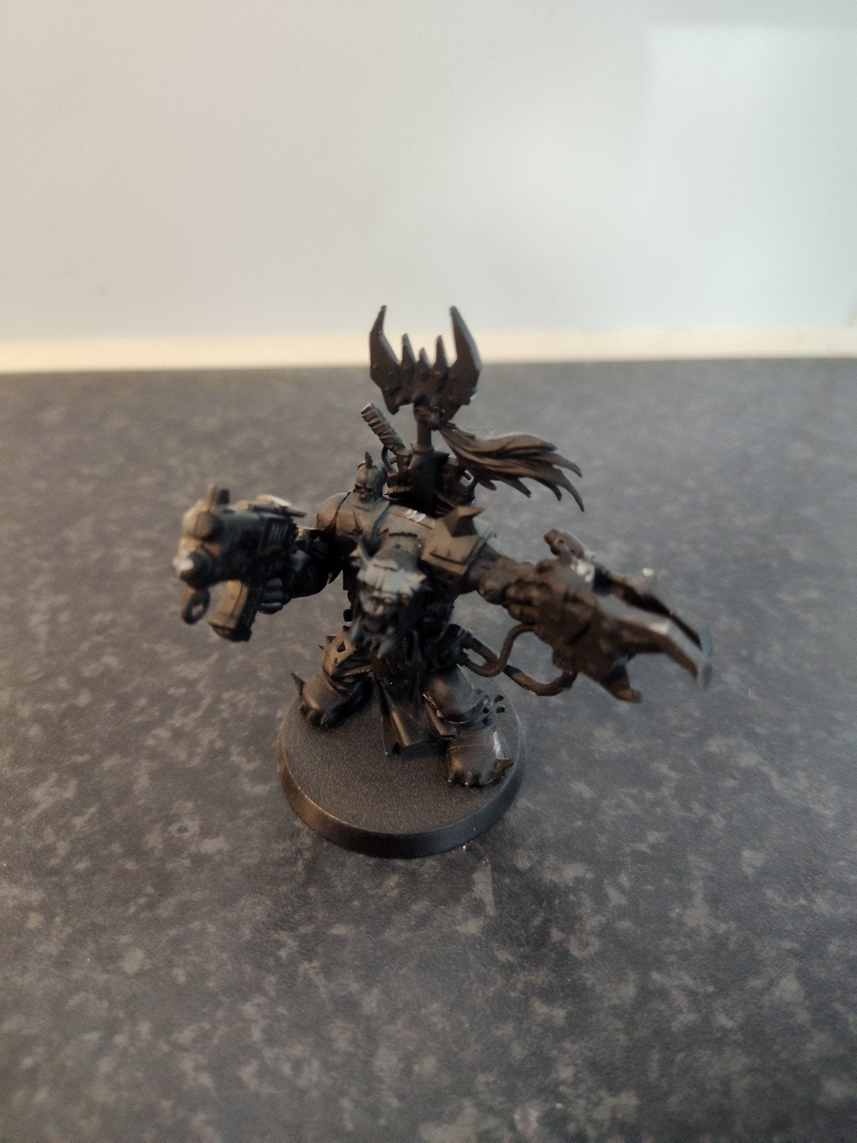 Ork Warboss - Assault on Black Reach (Geprimed), Gebruikt, Figuurtje(s), Ophalen of Verzenden, Warhammer 40000