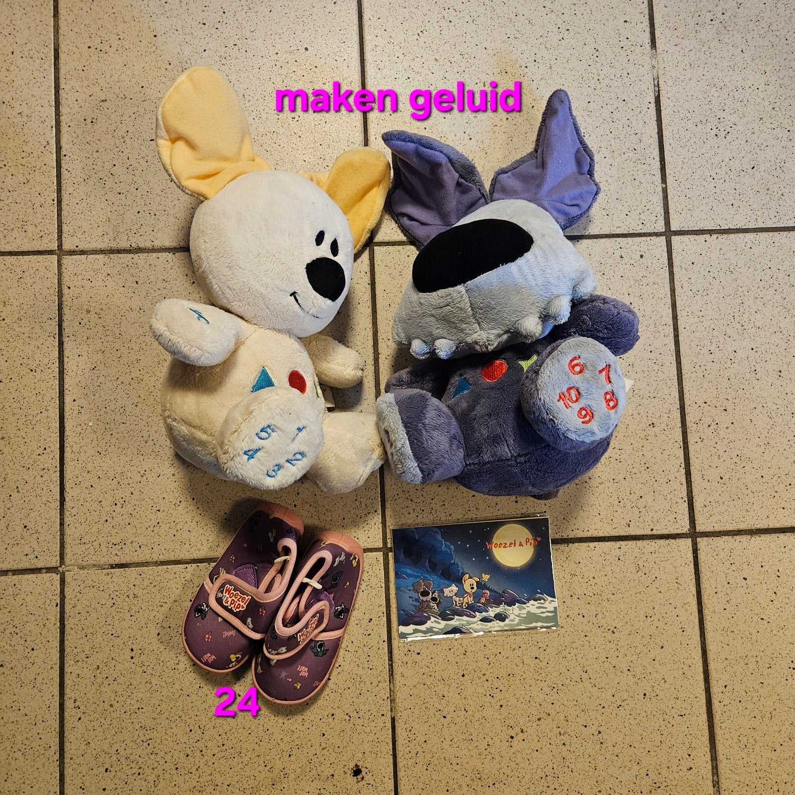 Woezel en pip spullen, Kinderen en Baby's, Speelgoed | Knuffels en Pluche, Ophalen, Gebruikt, Overige typen