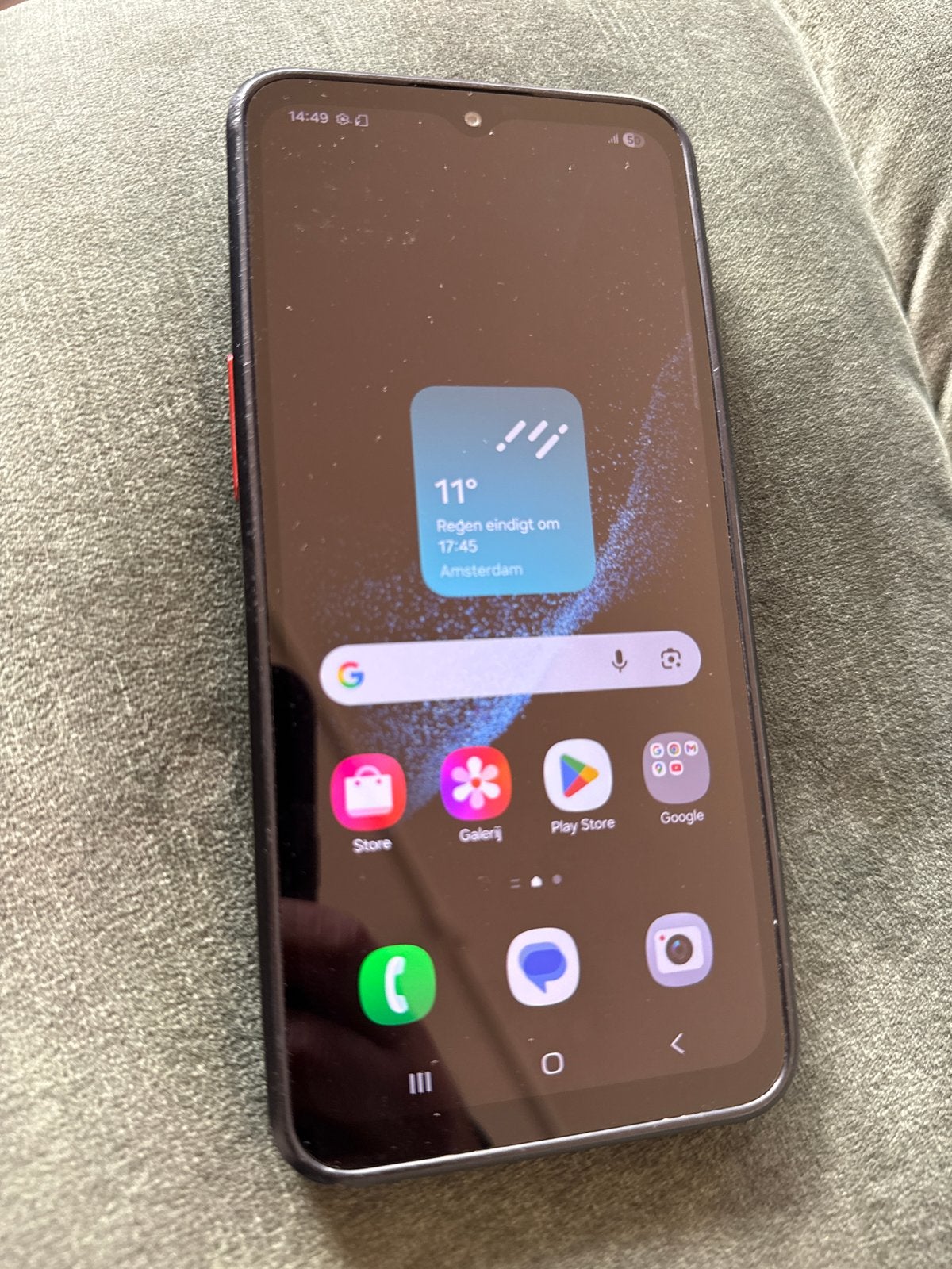 Samsung Galaxy XCover6 Pro 128GB Zwart - Zo goed als nieuw, Telecommunicatie, Overige modellen, Zwart, Touchscreen, Ophalen of Verzenden