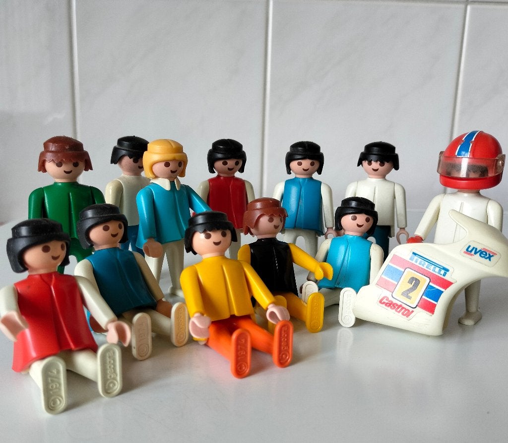 Playmobiel Geobra 1974 13 poppetjes, Ophalen of Verzenden