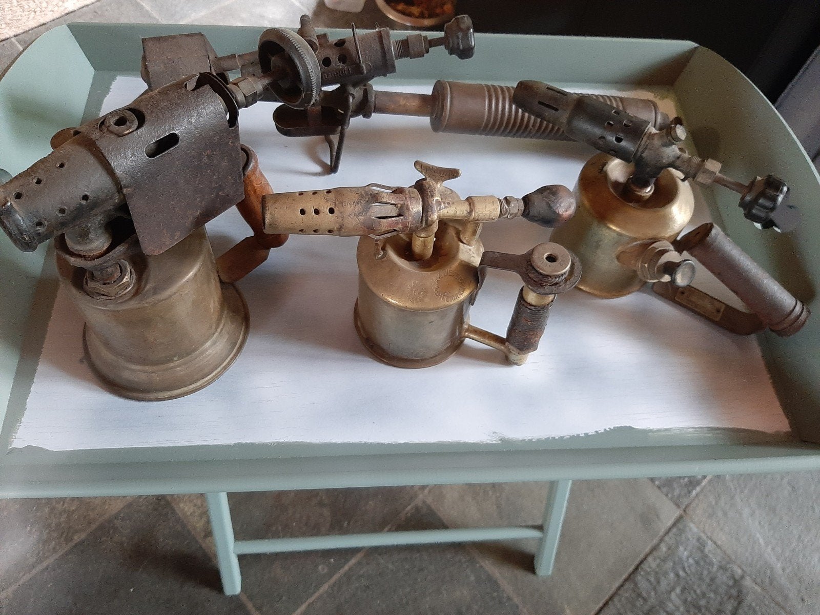 oude koperen branders, Antiek en Kunst, Antiek | Gereedschap en Instrumenten, Ophalen of Verzenden