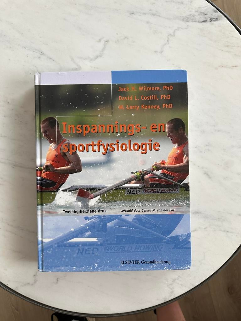 Inspannings- en Sportfysiologie boek, Ophalen of Verzenden, Gelezen, Overige sporten