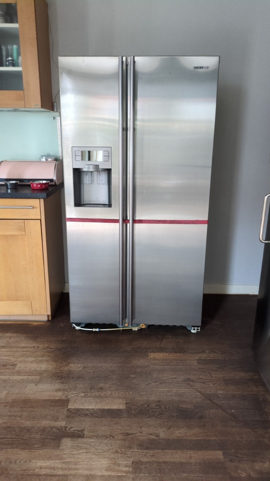Samsung koel vries combinatie, Witgoed en Apparatuur, Ophalen, Gebruikt, 200 liter of meer, Met aparte vriezer