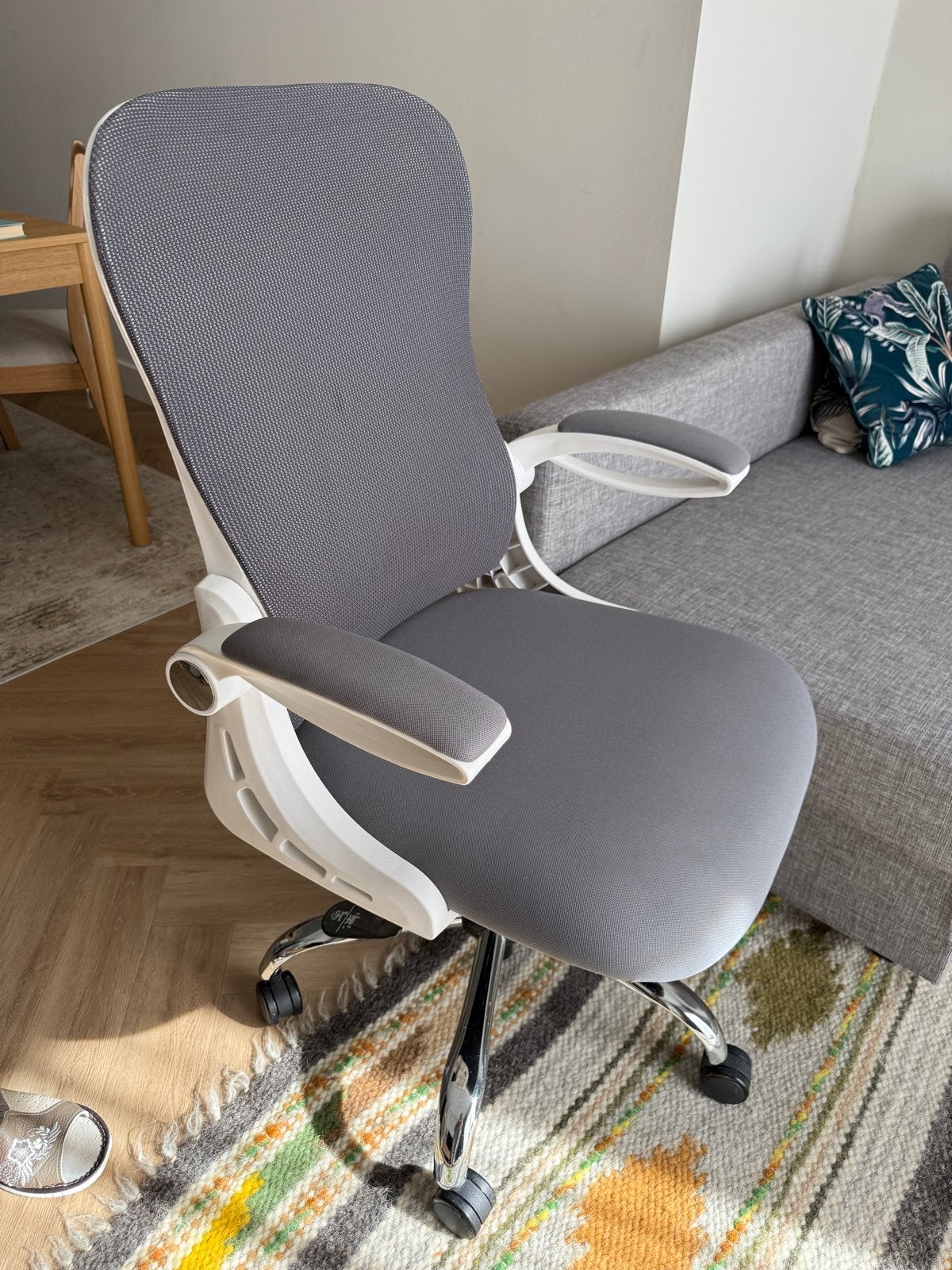 Ergonomic office chair, Huis en Inrichting, Ophalen, Zo goed als nieuw, Grijs, Bureaustoel