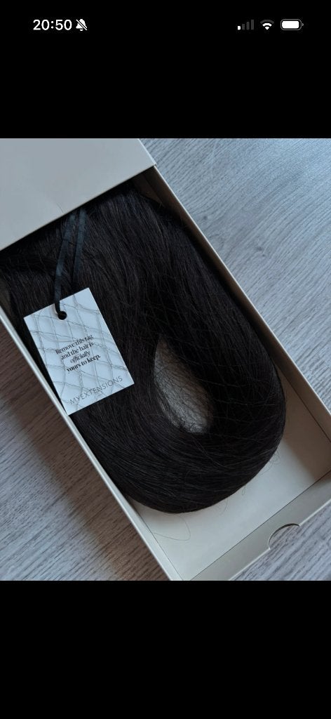 Real hair extensions, Ophalen of Verzenden, Nieuw, Pruik of Haarverlenging