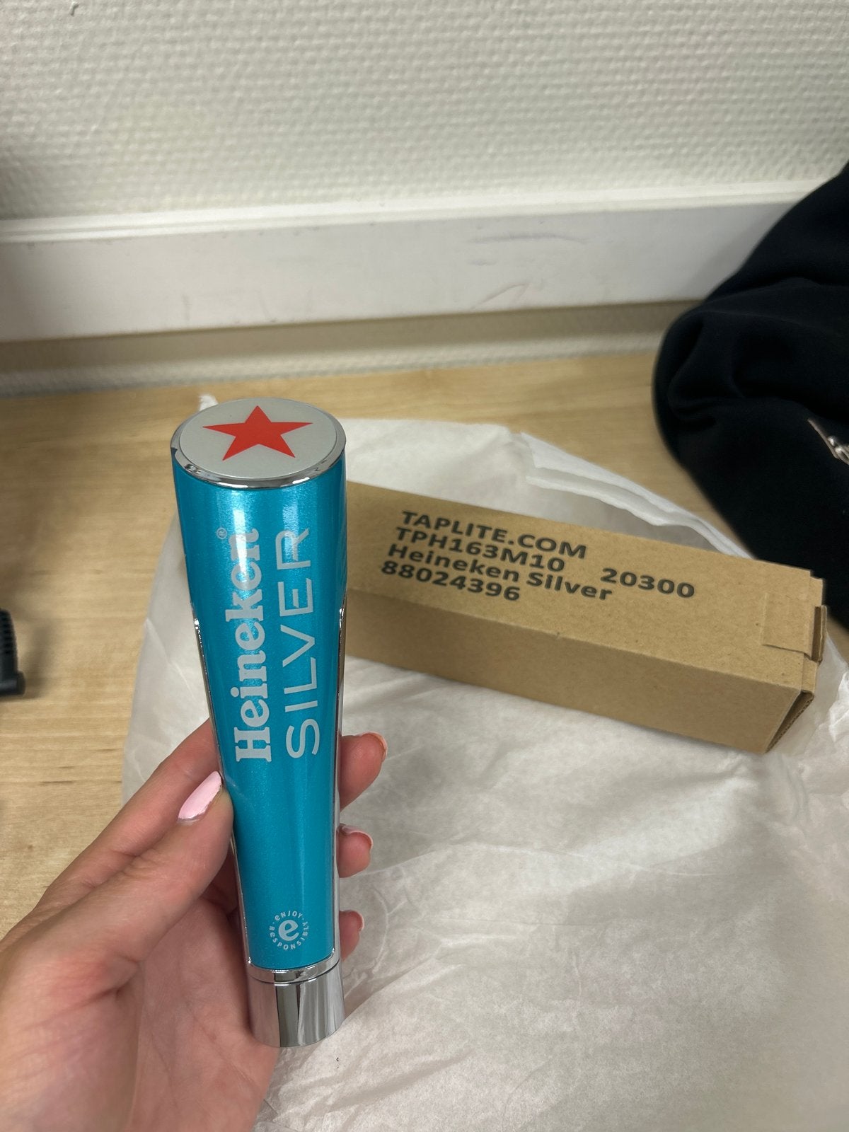 Heineken Silver Taphendel - Nieuw in doos, Verzamelen, Ophalen of Verzenden