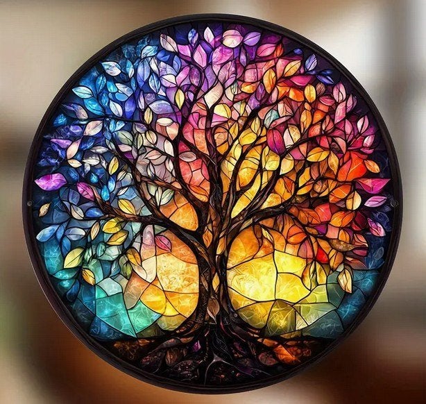 Raamhanger levensboom, Tuin en Terras, Tuinwanddecoratie, Nieuw, Verzenden