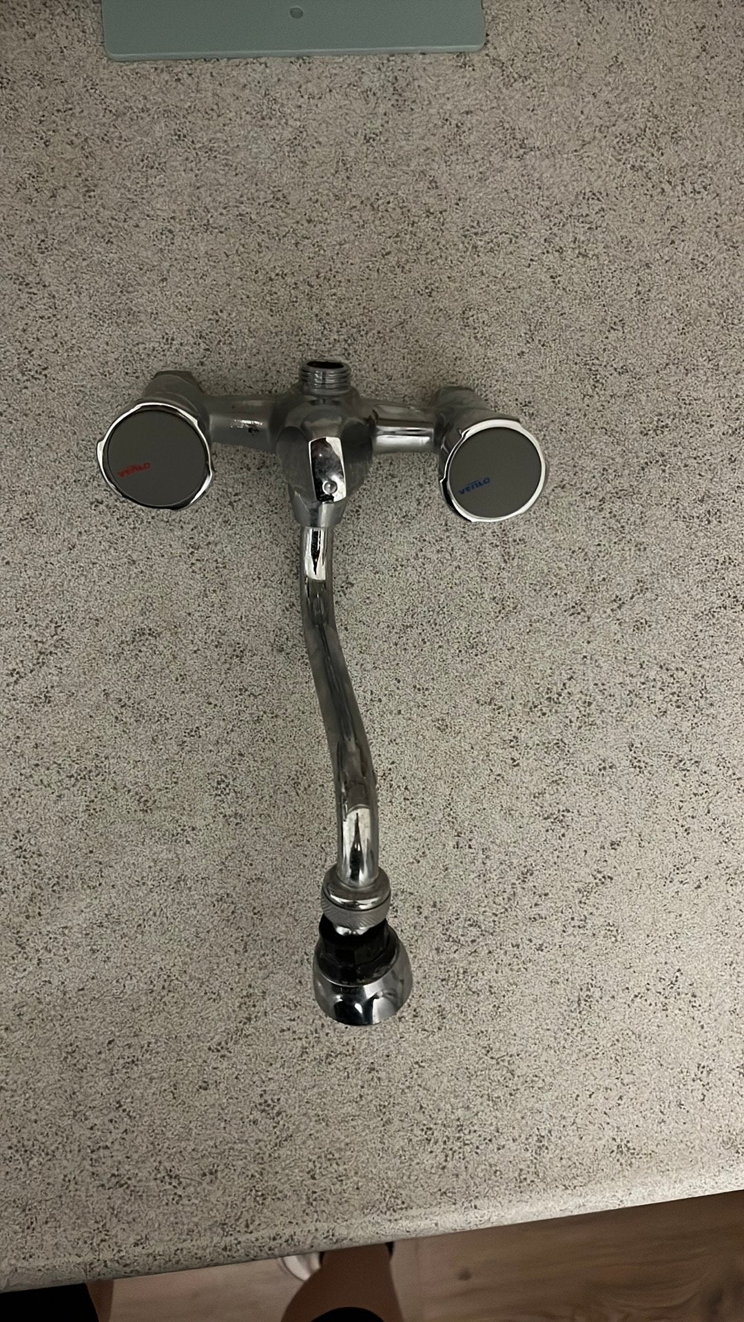 Douchekraan met uitloop. Retro. Gratis., Doe-het-zelf en Verbouw, Ophalen of Verzenden, Gebruikt, Chroom, Douche