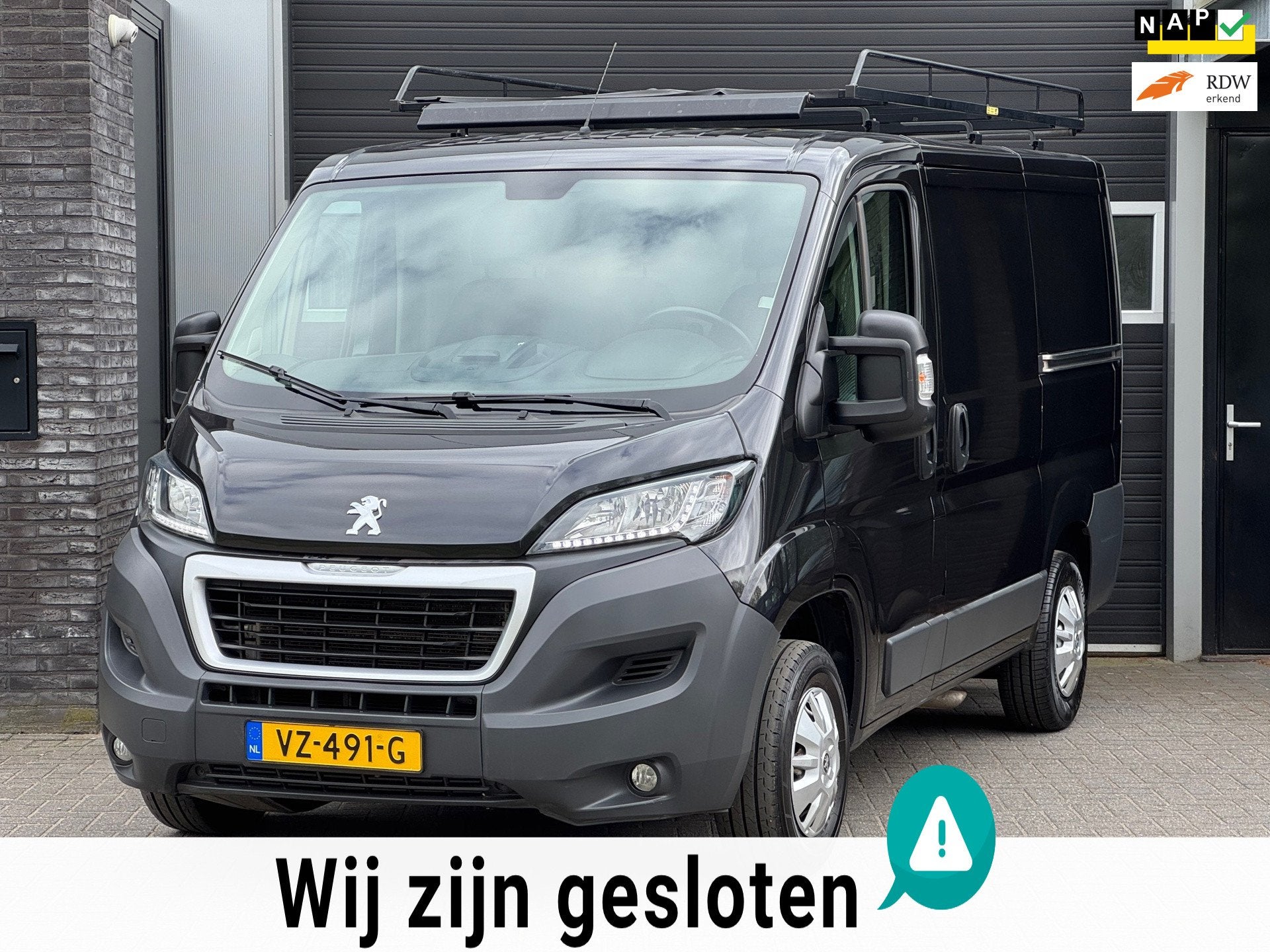 Peugeot Boxer 330 2.0 BlueHDI L1H1 Premium Pack 2x Schuifdeu, Auto's, Bestelauto's, Voorwielaandrijving, Gebruikt, Euro 6, 4 cilinders