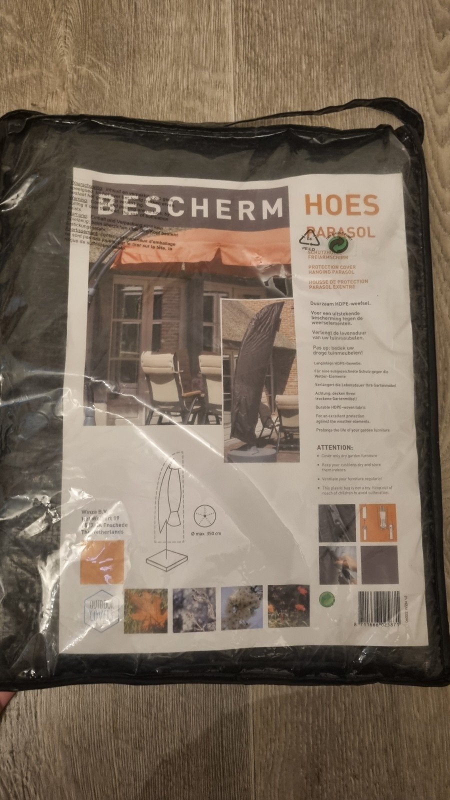 parasolhoes beschermhoes, Ophalen, Nieuw