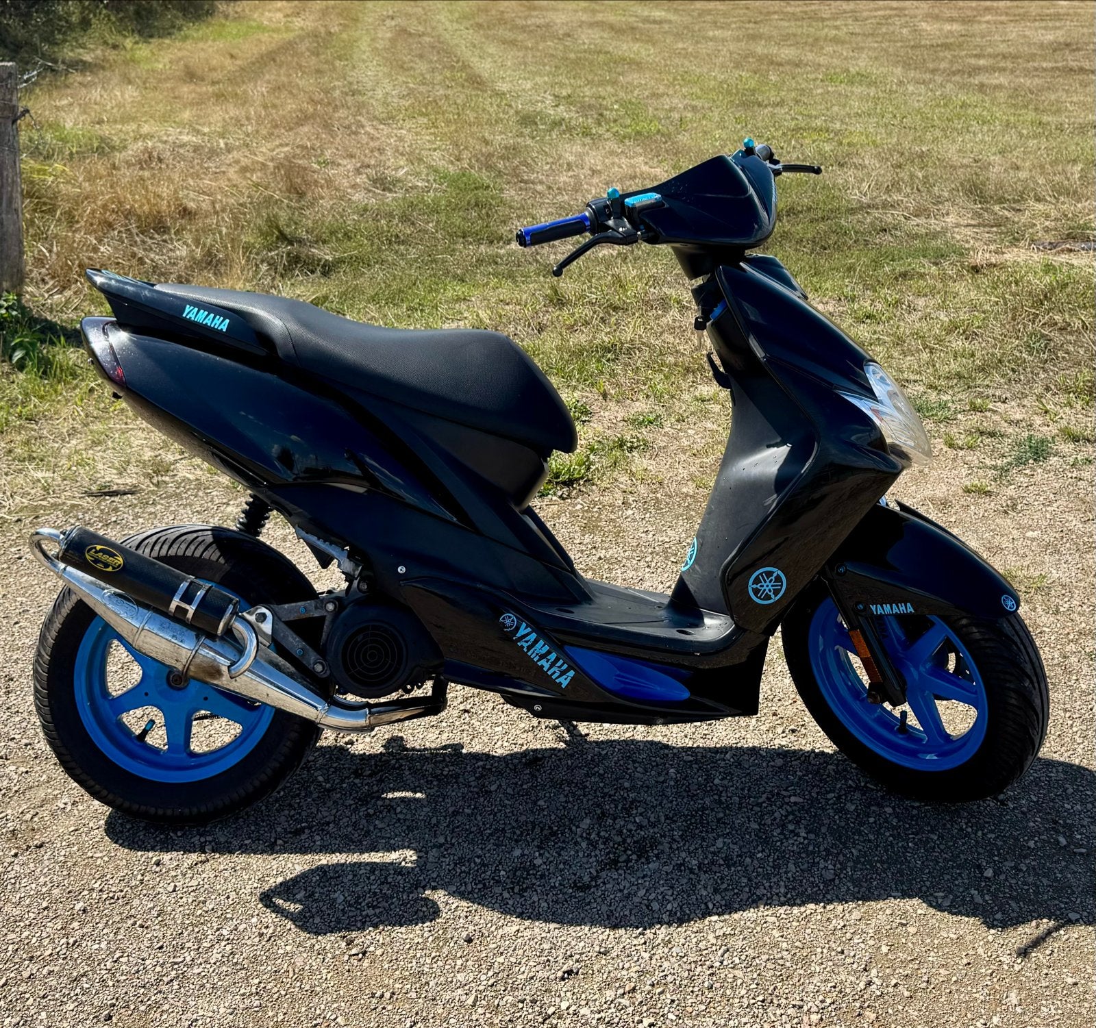 Yamaha Jog R 50cc 2t Zwart-Blauw, Ophalen, JogR of RR, Tweetakt, Gebruikt
