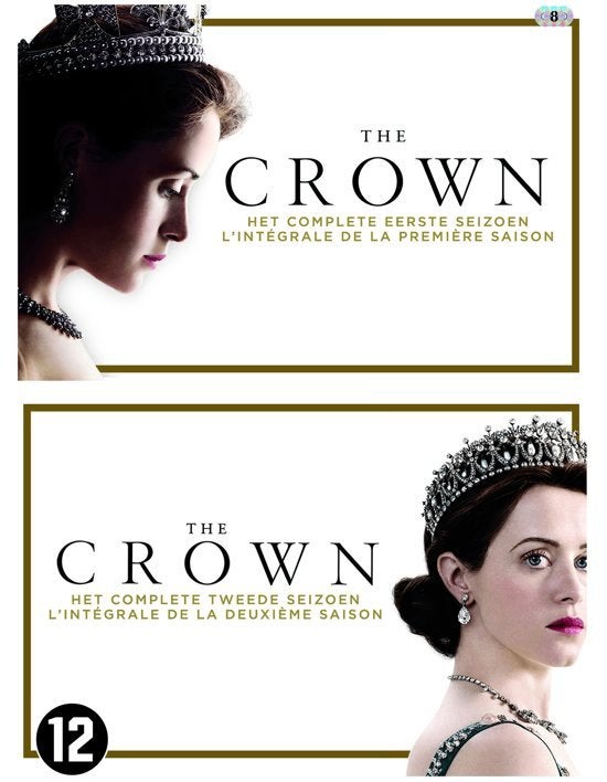 The Crown - Seizoen 1 en 2 , Sealed Ned. Ondert. 8 dvd box, Cd's en Dvd's, Vanaf 12 jaar, Ophalen of Verzenden, Nieuw in verpakking