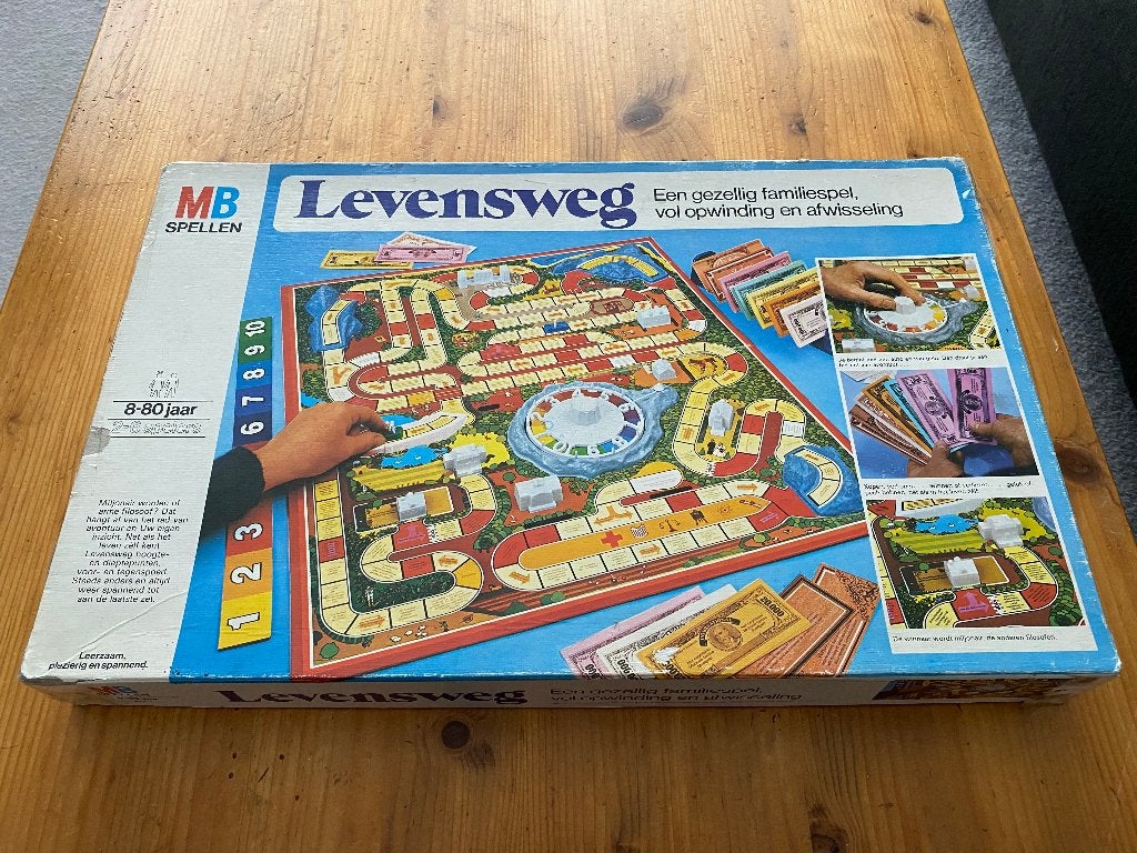 Levensweg (1978 versie) bordspel, Ophalen, Gebruikt, MB