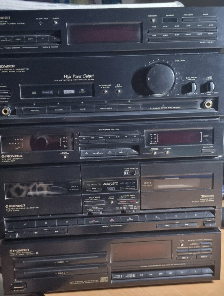 Pioneer stereoset bestaande uit losse delen, Ophalen, Losse componenten, Pioneer, Tuner of Radio