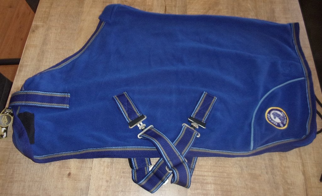 fleecedeken mini shetlander 65-95 blauw zweetdeken BR, BR, Shetlander/Mini, Zweetdeken, Nieuw