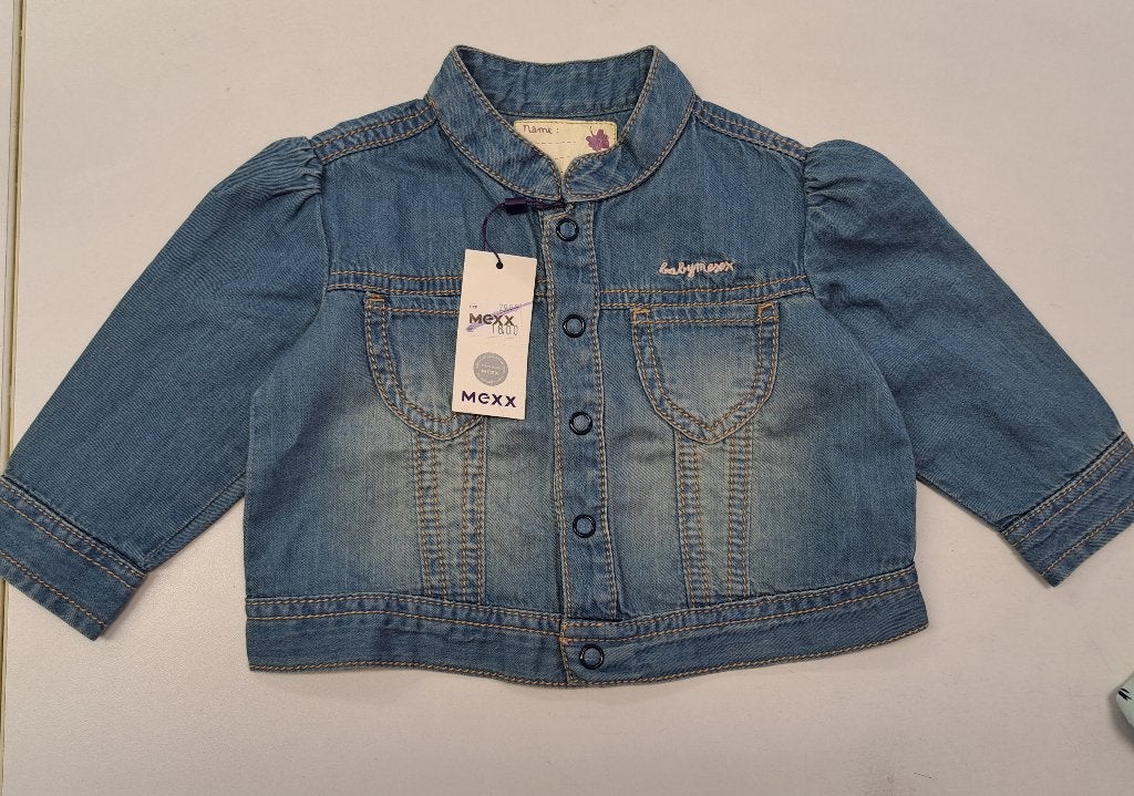 Mexx nieuw jasje denim jack baby maat 62 nr 48292, Mexx, Mexx, Jongetje of Meisje, .