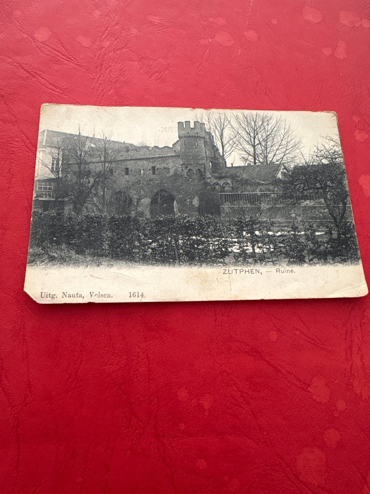 Oude Ansichtkaart Zutphen - Ruïne (Uitg. Nauta, Velsen), Ophalen of Verzenden, Voor 1920, Ongelopen, Gelderland