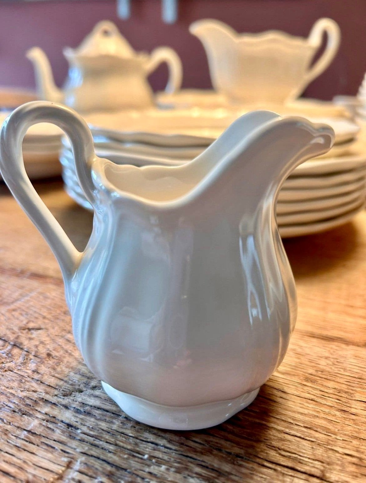 Wedgwood Queens Plain melkkannetje, Huis en Inrichting, Kan, Ophalen of Verzenden, Zo goed als nieuw, Overige stijlen