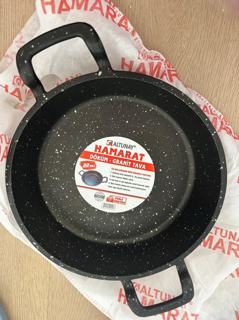 Altunay Hamarat döküm granit pan, Ophalen of Verzenden, Nieuw