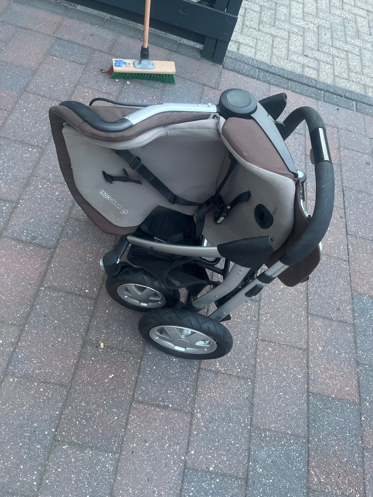 Maxi-Cosi Mura Plus 3 Kinderwagen - Bruin/Grijs, Gebruikt, Verstelbare duwstang, Maxi-Cosi, Ophalen