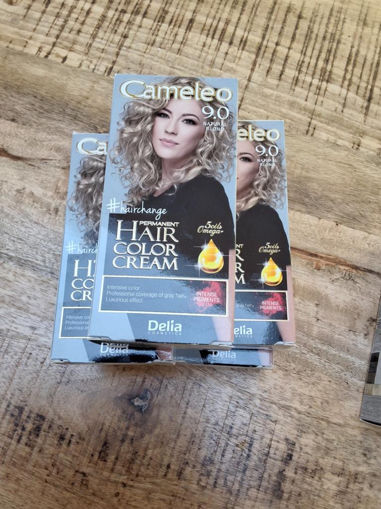 Cameleo Haar Creamkleuring - 9.0 Natural Blond & 9.1 Ultimat, Ophalen, Nieuw, Overige typen