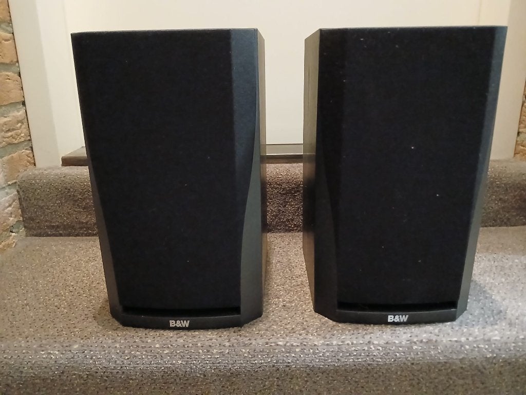 B&W Boekenplank Luidsprekers - Uitstekende Staat, Ophalen, Gebruikt, 60 tot 120 watt, Bowers & Wilkins (B&W)