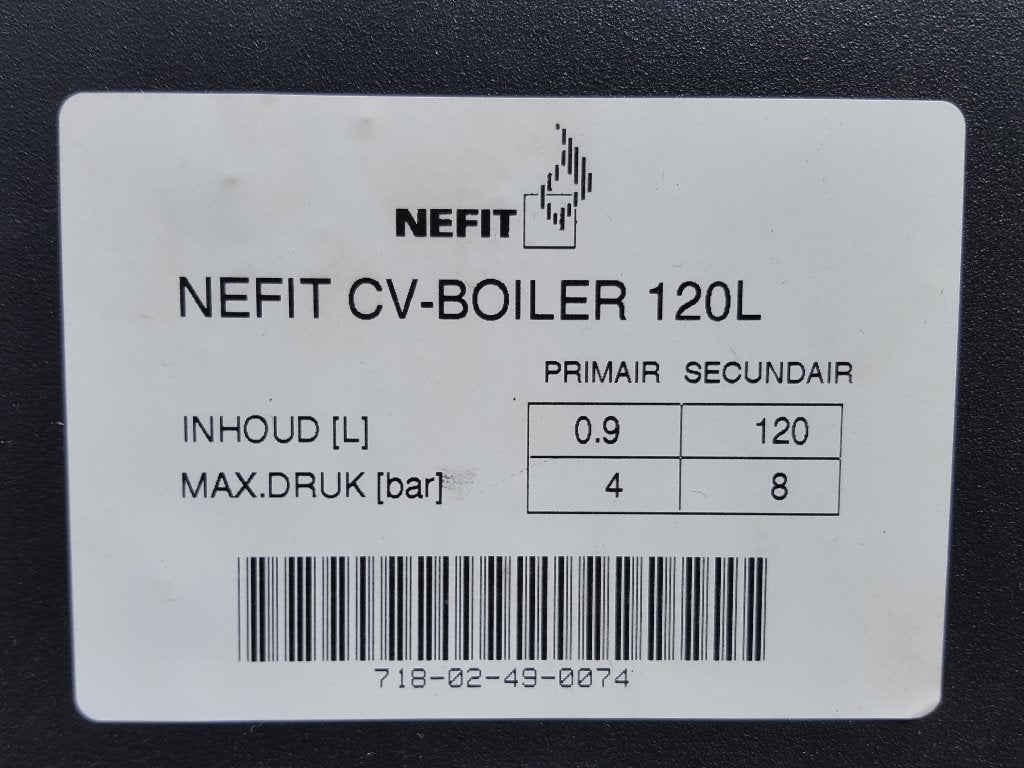 Nefit CV-boiler / buffervat 120 Liter, Ophalen, Gebruikt, 100 liter of meer, Boiler