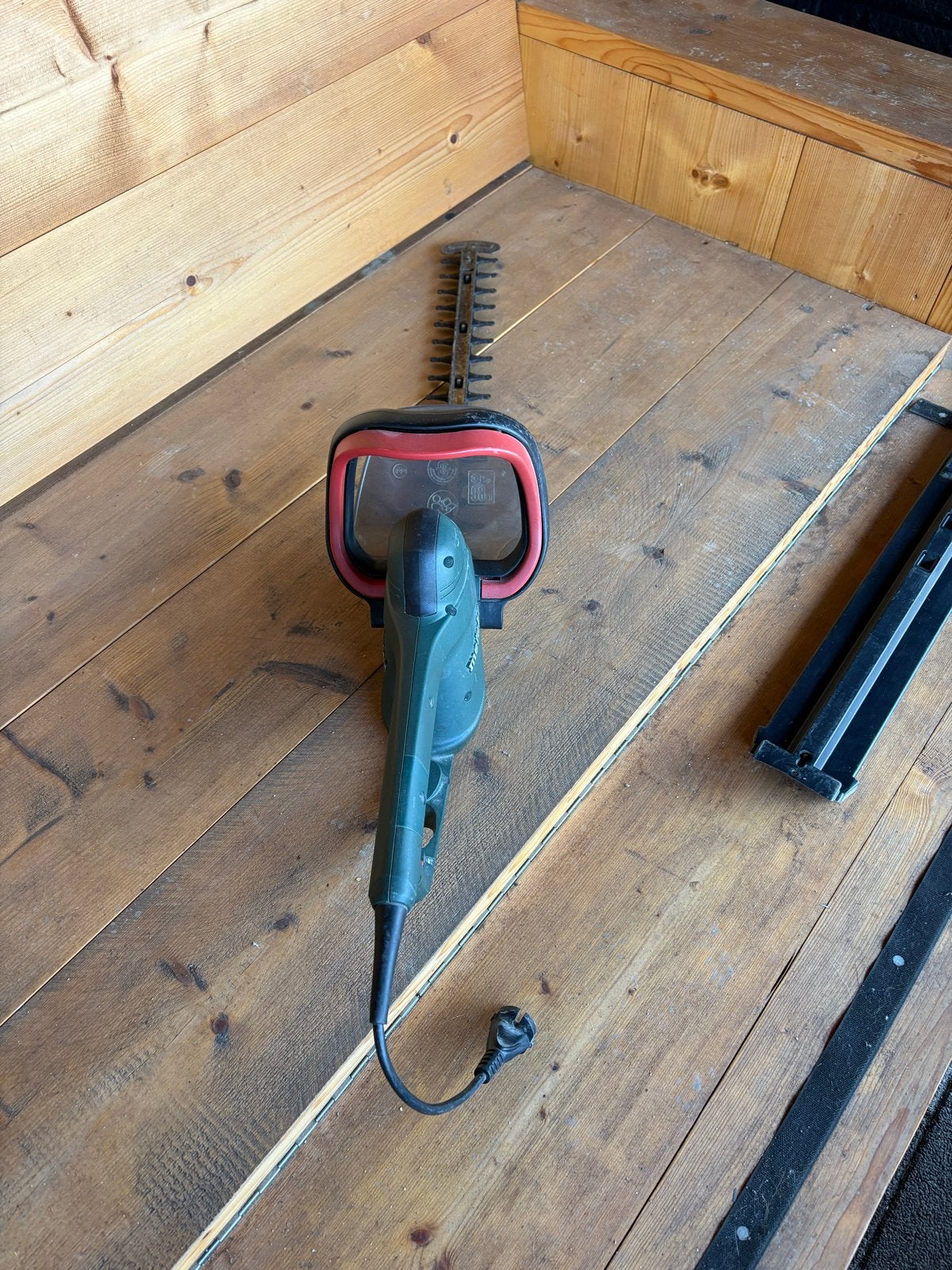 Metabo HS 8755 elektrische heggenschaar, Ophalen of Verzenden, Gebruikt, Elektrisch