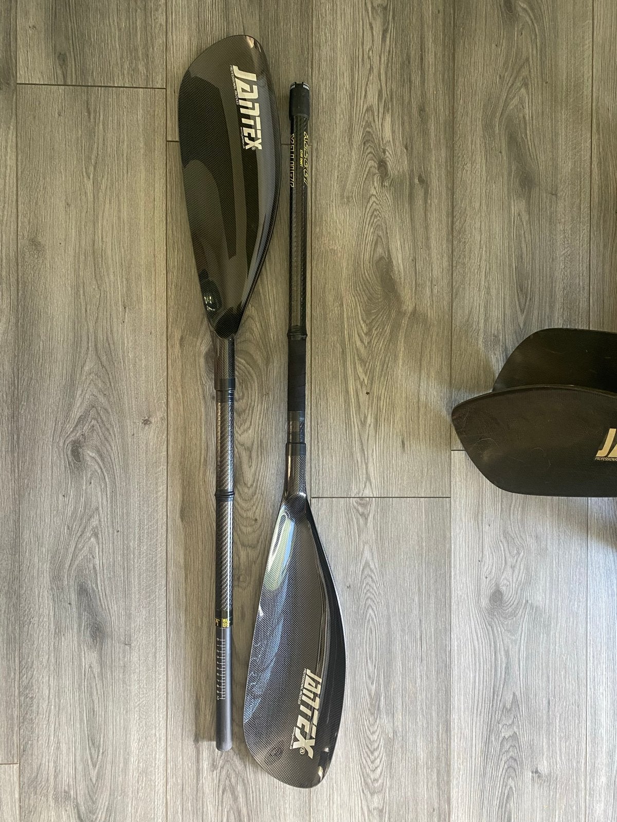 Jantex Gamma Rio M / 760 peddel, Ophalen, Zo goed als nieuw, Dubbelbladige peddel