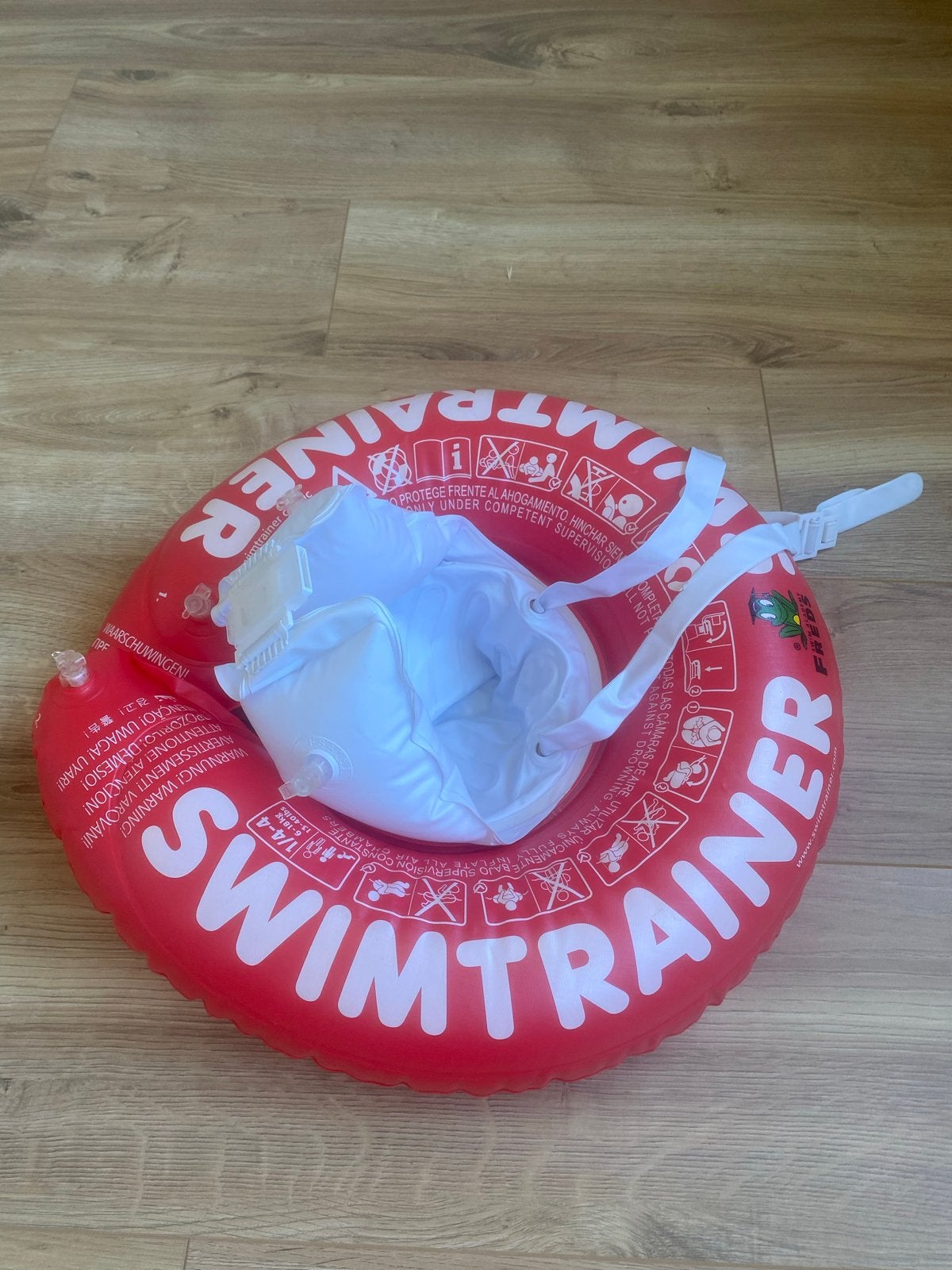 Freds Swimtrainer Classic Rood - Zwemtrainer voor Baby's, Ophalen, Zo goed als nieuw, Zwemtrainer, Swimtrainer