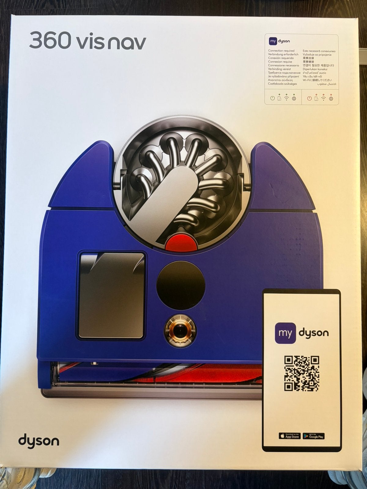 Dyson 360 vis nav robotstofzuiger, Witgoed en Apparatuur, Stofzuigers, Ophalen, Zo goed als nieuw, Robotstofzuiger