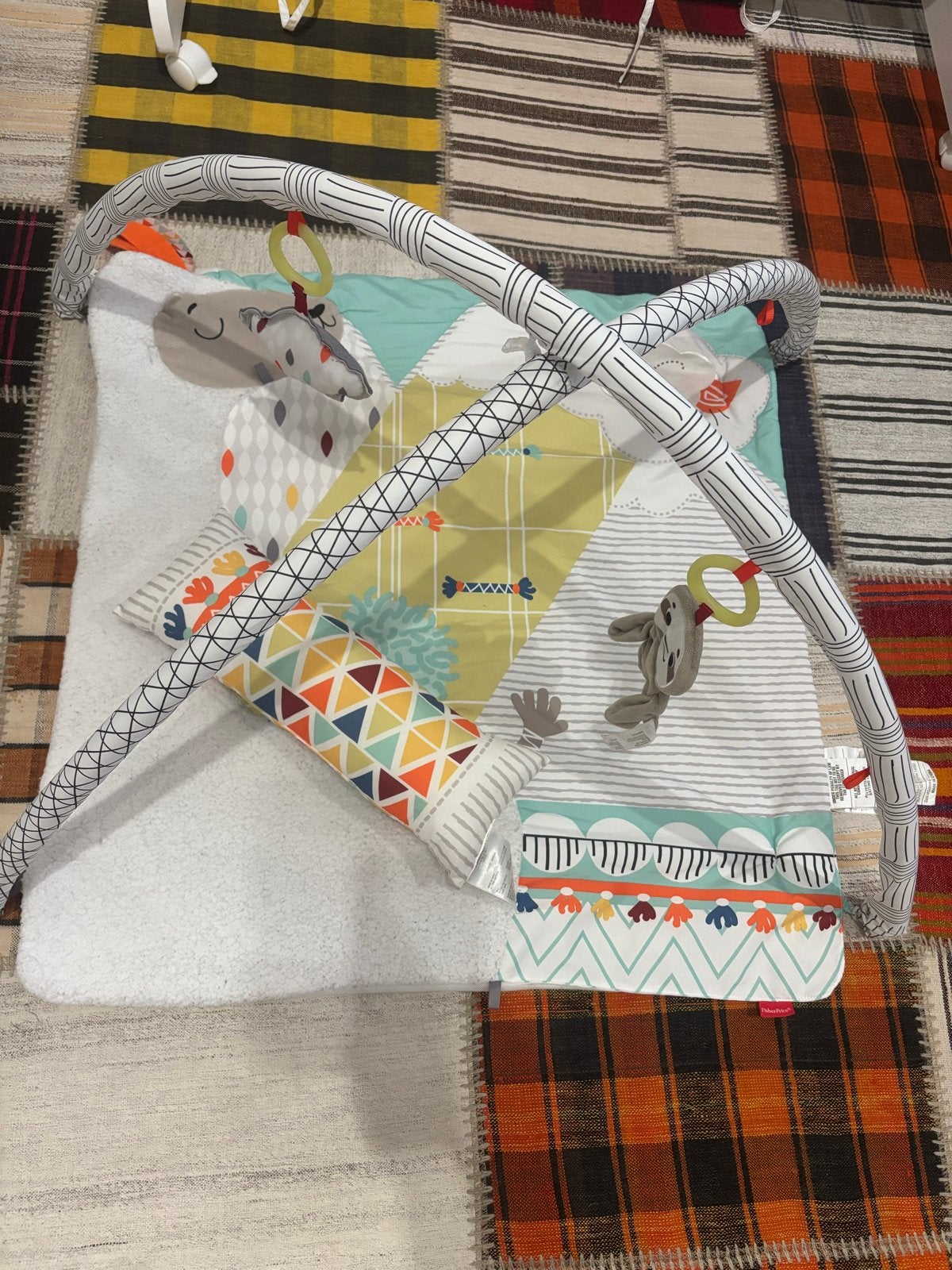 Fisher-Price Speelkleed met Babygym, Ophalen, Zo goed als nieuw, Speelkleed