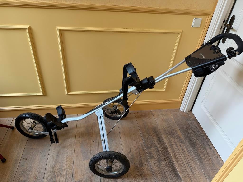 Caddytec golfkar - Handige en stevige golftrolley, Ophalen, Zo goed als nieuw, Golfkar, Overige merken