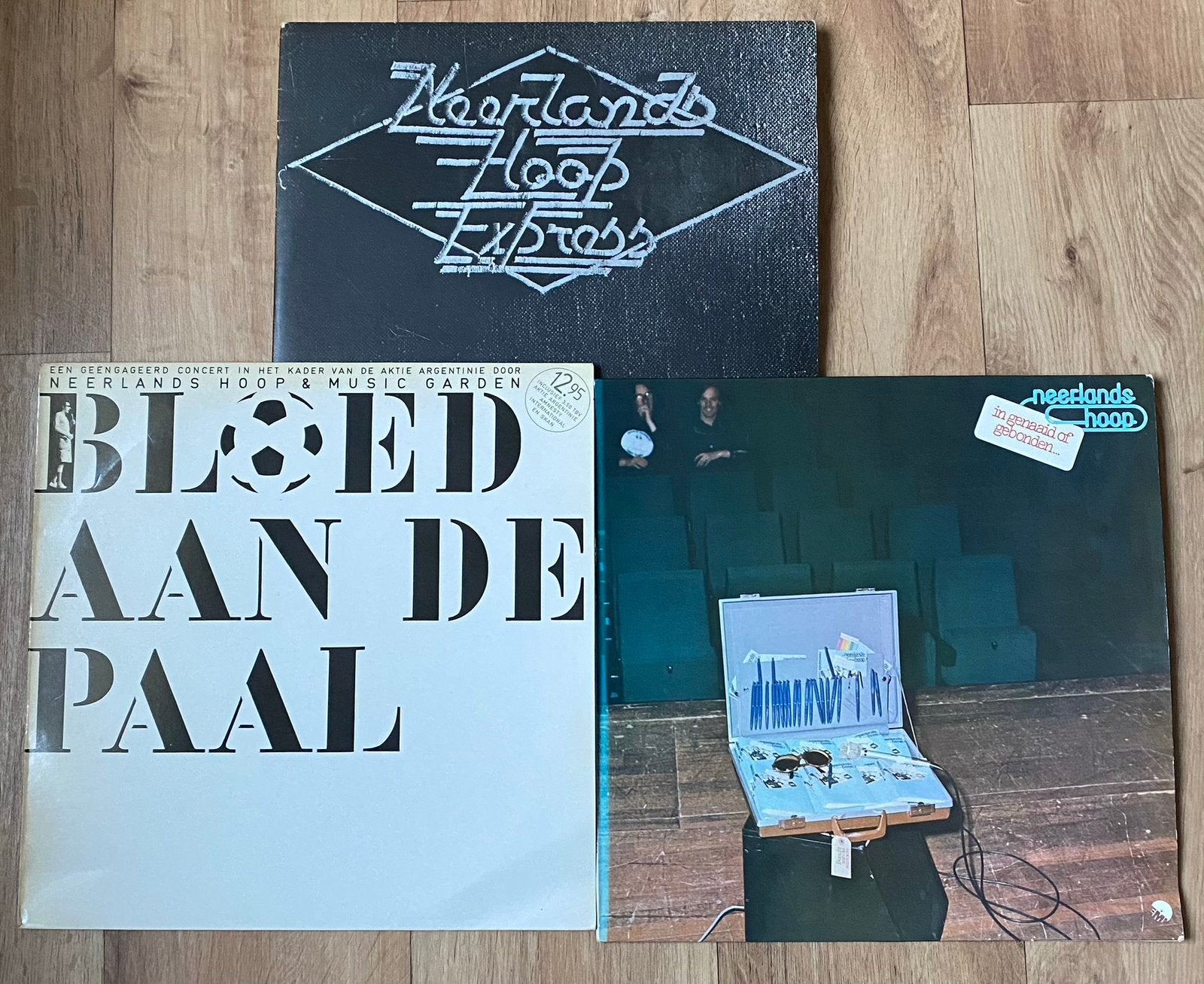2 LP’s + 1 Dubbel LP : NEERLANDS HOOP, Gebruikt, Verzenden, Levenslied of Smartlap, Beschermende buitenhoes