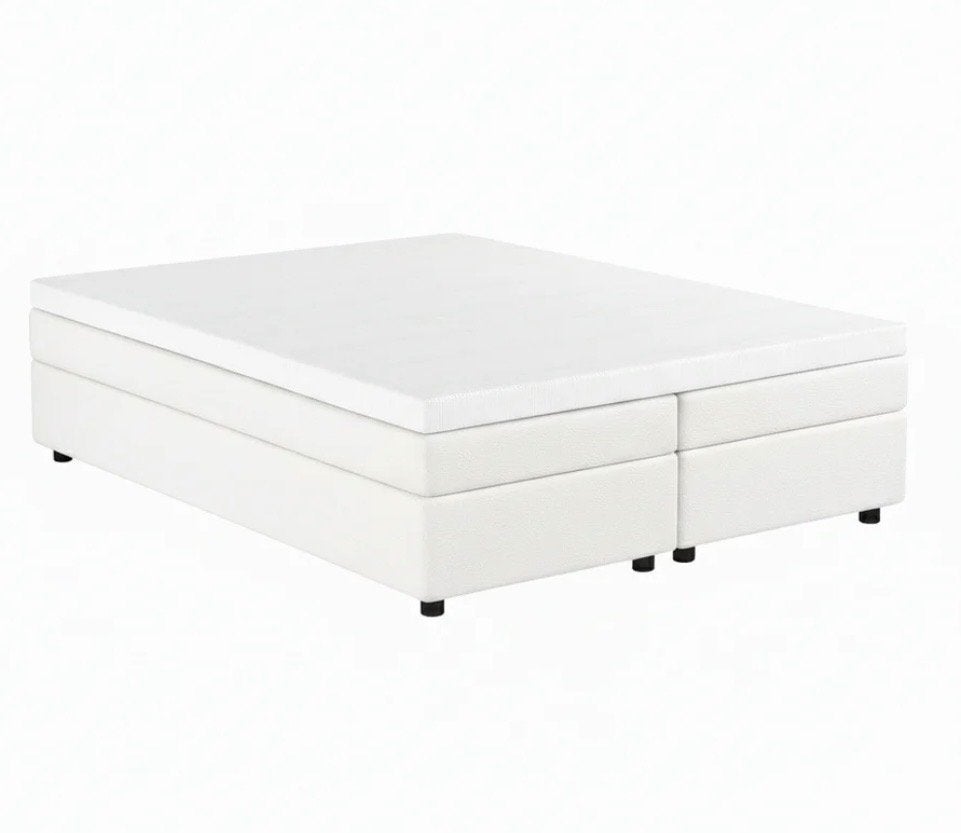 van der Valk boxspring 180x200, Ophalen, Wit, Tweepersoons, Zo goed als nieuw