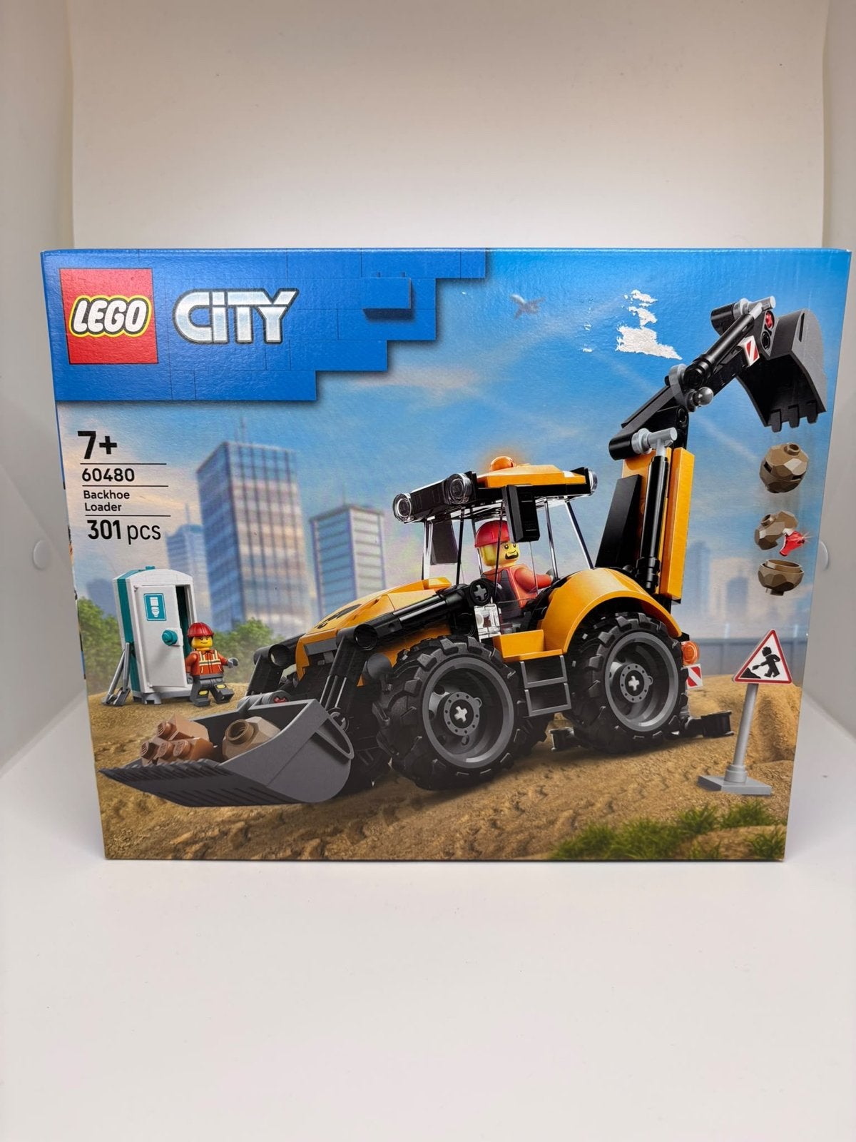 LEGO City 60480 Backhoe Loader - Nieuw in doos, Ophalen of Verzenden, Nieuw, Overige merken