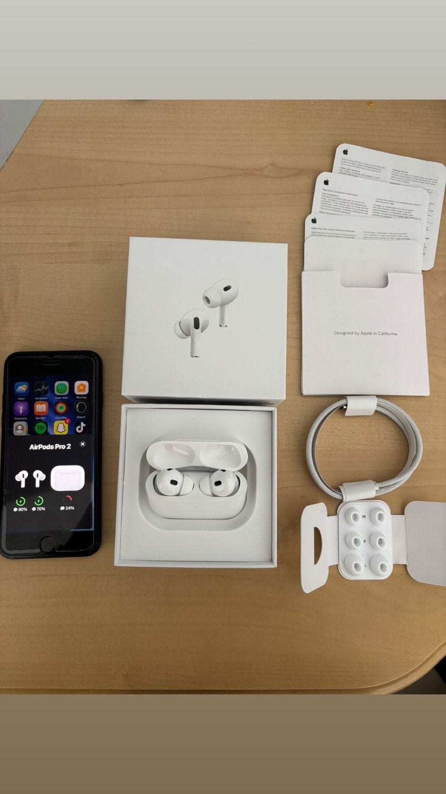 AirPods pro 2 ANC, Telecommunicatie, Mobiele telefoons | Oordopjes, Ophalen of Verzenden, Nieuw
