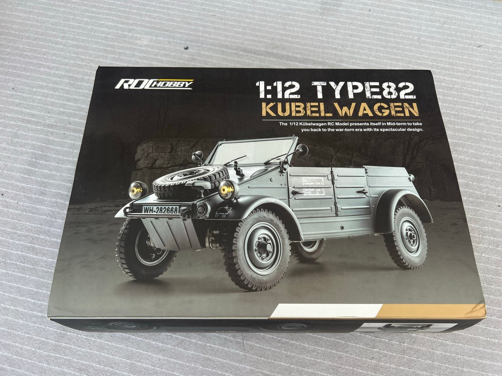 1:12 RC Kubelwagen - Zeer gedetailleerd model, Elektro, Auto offroad, Ophalen of Verzenden, Zo goed als nieuw
