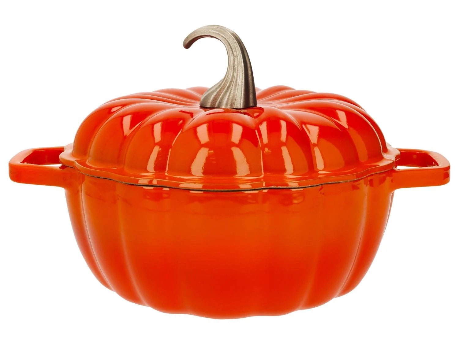 Pompoen Braadpan - Gietijzeren Dutch Oven, Met deksel, Nieuw, Ophalen of Verzenden, Overige merken