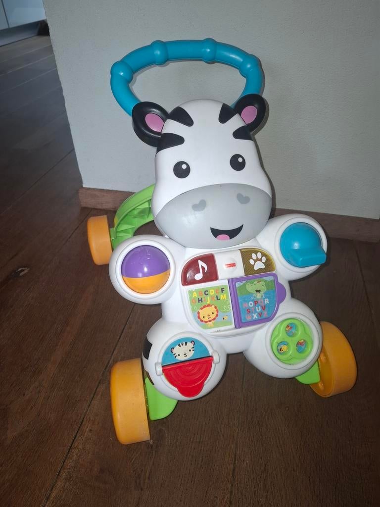 Fisher-Price Loop met mij looptrainer - zebra, Ophalen, Gebruikt, Duw- of Trekspeelgoed