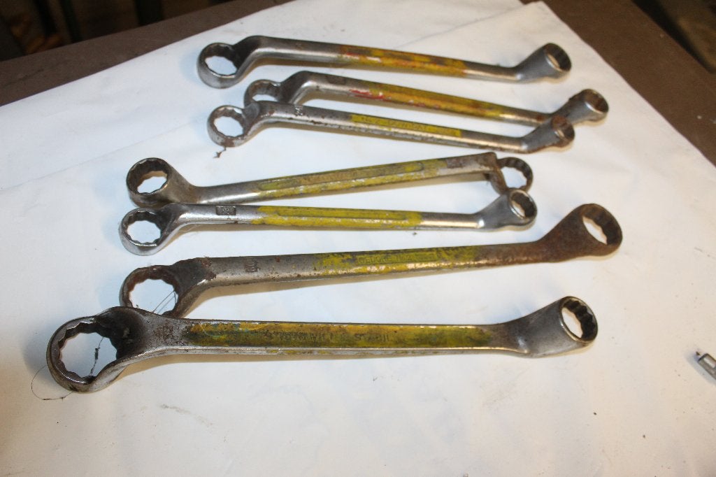 Grote ringsleutels - Gedore & Stahlwille set, Ophalen of Verzenden, Gebruikt, Sleutel/ratel, Gedore