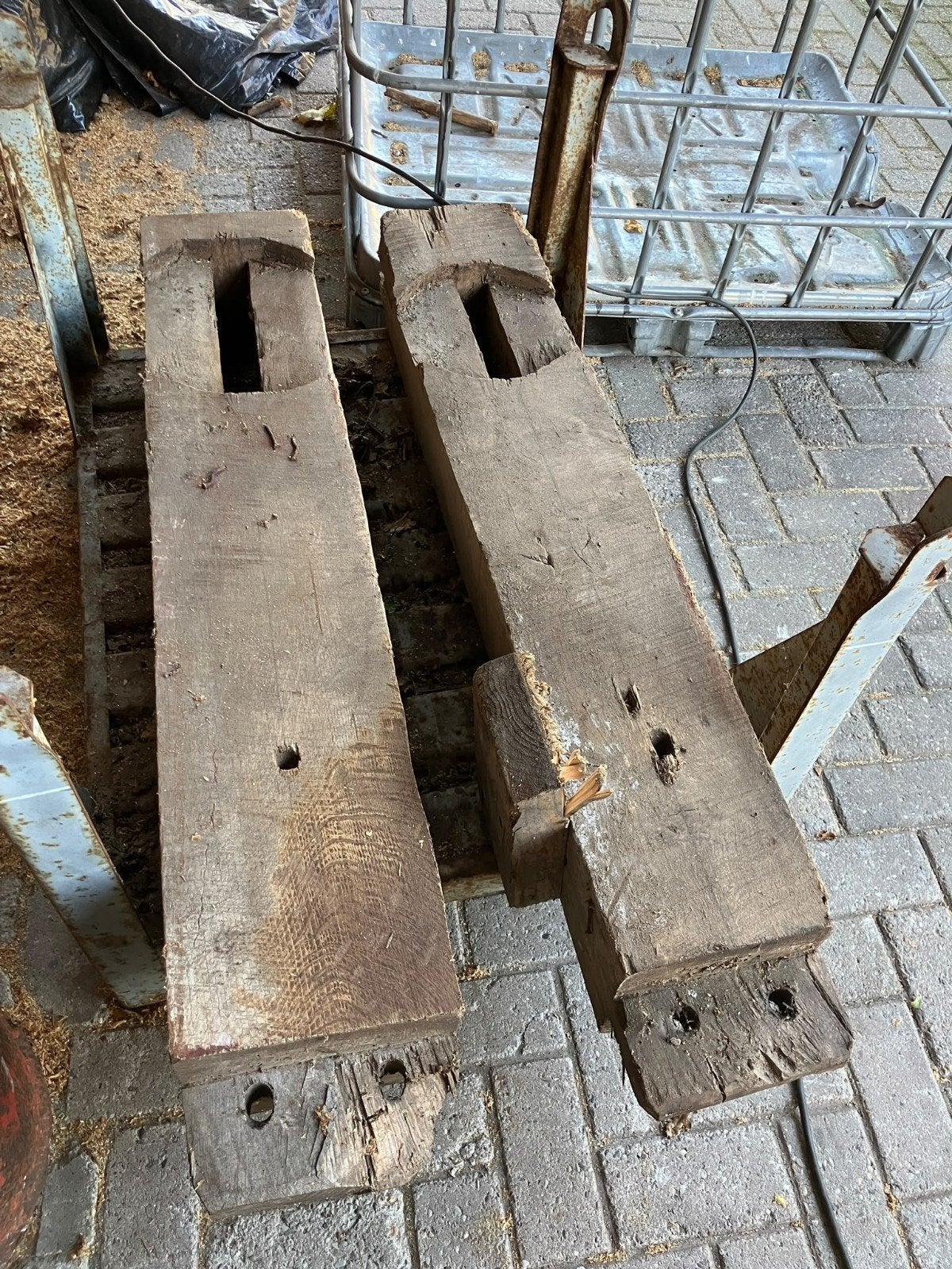 Eiken houten balken/gebinten, Ophalen, Gebruikt, Minder dan 25 mm, Eiken