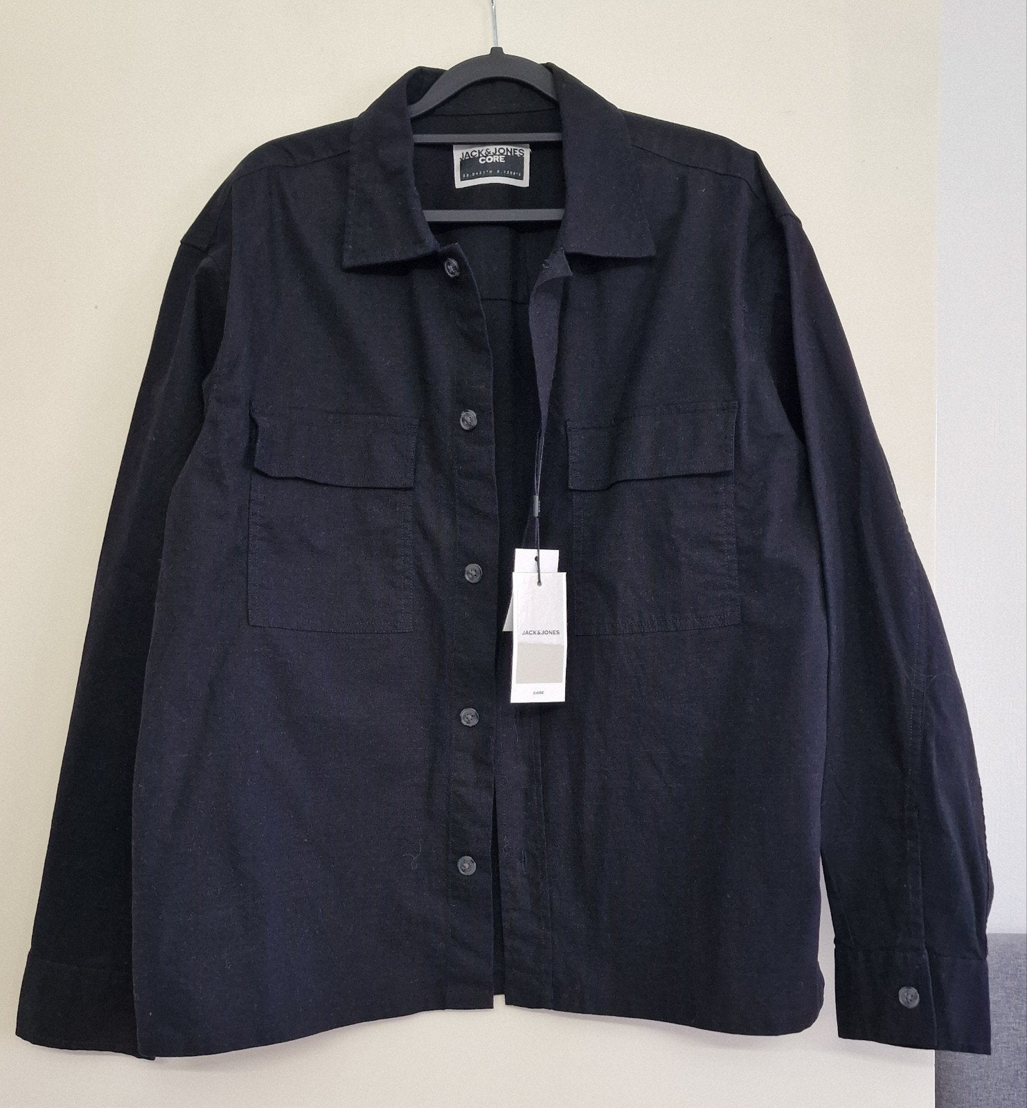 Nieuw! Overshirt van Jack & Jones in maat M, Kleding | Heren, Jassen | Zomer, Maat 48/50 (M), Zwart, Nieuw, Ophalen of Verzenden