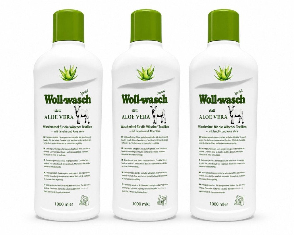 Wollsan - Wol fijnwasmiddel - 3 x 1000ML - -, Verzenden, Nieuw, Minder dan 85 cm