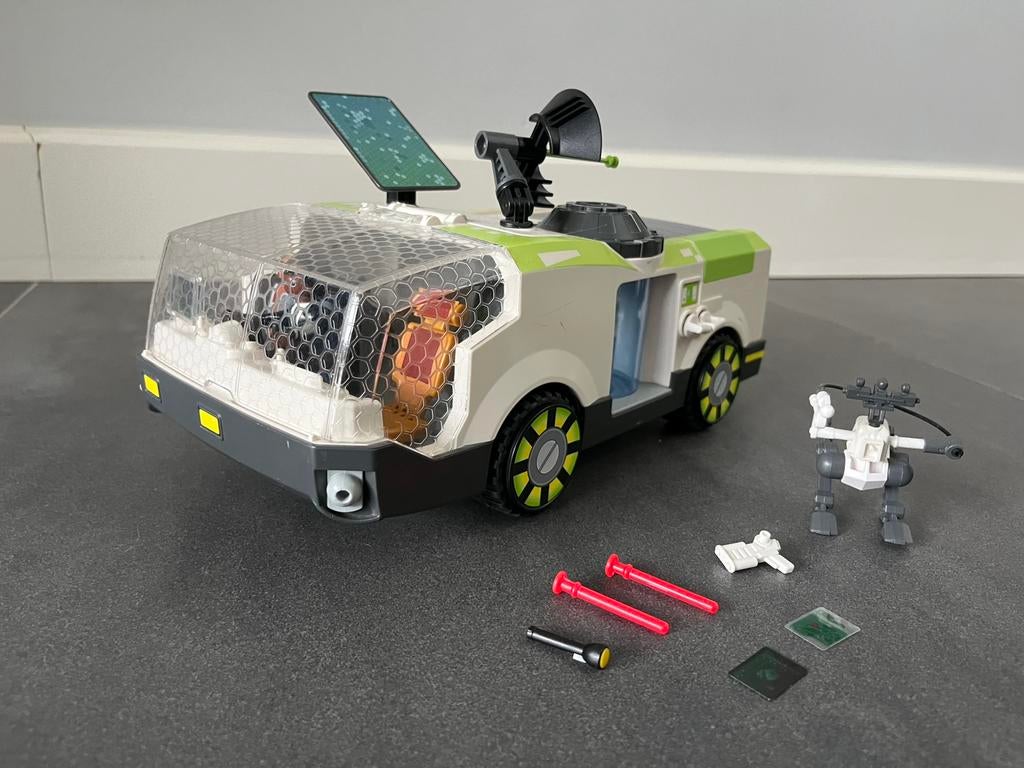 Playmobil super 4 Kameleon, dr X, Skyjet, Cleano robot, Ophalen of Verzenden, Zo goed als nieuw