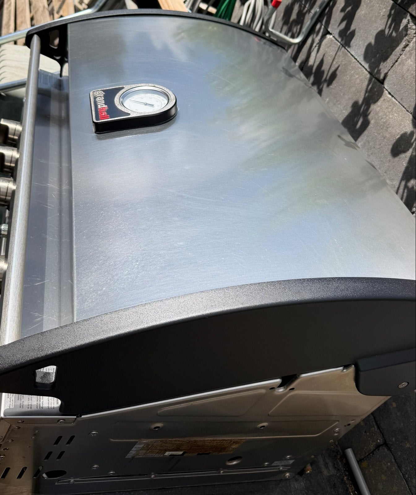 Grandhall Elite G4 inbouw gasbarbecue, Ophalen, Gebruikt