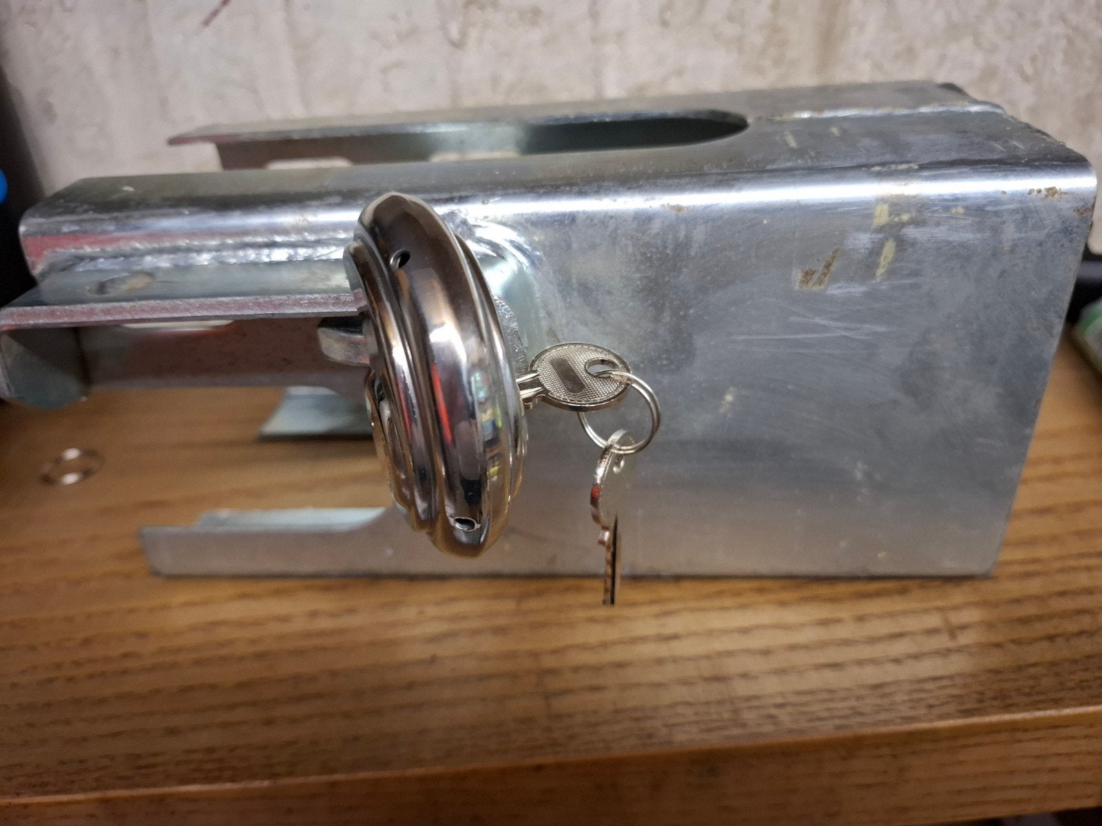 Disselslot voor aanhanger/caravan met sleutels, Ophalen of Verzenden, Nieuw