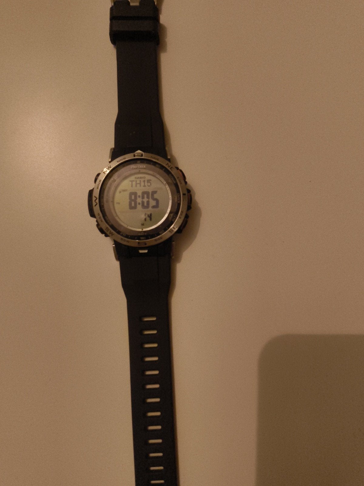 Casio Pro Trek PRW-3000-1ER Horloge, Casio, Staal, Polshorloge, Kunststof